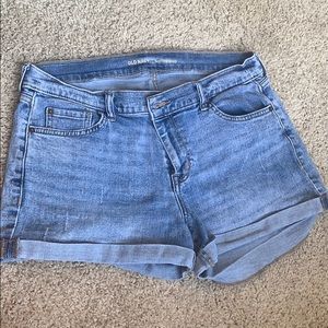 Old Navy boyfriend jean shorts